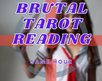 Brutally Honest Tarot Reading | Direct, No Sugarcoating Insights (PDF File)