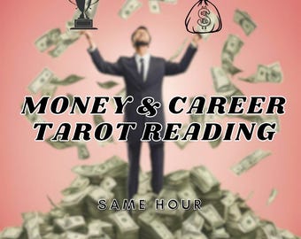 Money & Career Reading, Same Hour, Tarot Reading, Fast Delivery