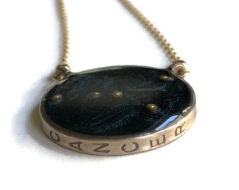 Gold Cancer Constellation Necklace Night Sky | Cancer Zodiac Necklace | Cancer Astrology Necklace | Cancer Zodiac Gifts