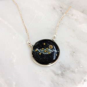 Solar System Pendant Necklace Planet Necklace Galaxy Necklace image 4