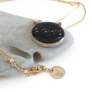 Gold Taurus Necklace | Gold Taurus Constellation Necklace Night Sky | Taurus Zodiac Necklace | Taurus Gifts