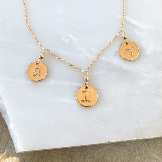 Personalized cheap charm necklace