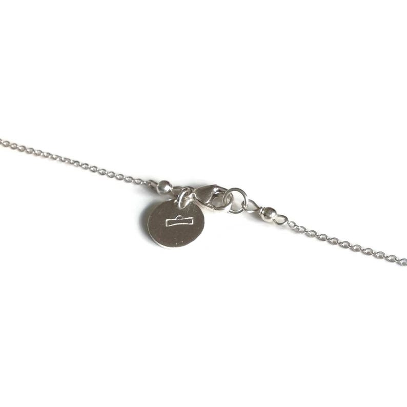 Silver Libra Constellation Necklace Night Sky Libra Gifts Libra Necklace Sterling Silver Libra Zodiac Necklace Astrology Necklace
