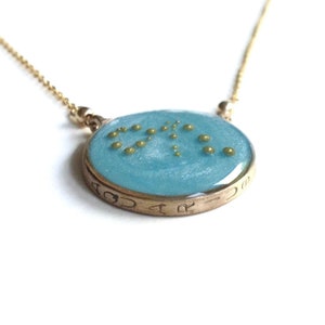Gold Filled Aquarius Constellation Necklace | Sterling Silver Aquarius Necklace | Aquarius Zodiac Jewelry | Aquarius Gifts