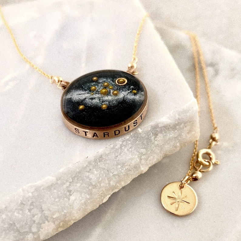 Solar System Pendant Necklace Planet Necklace Galaxy Necklace image 1