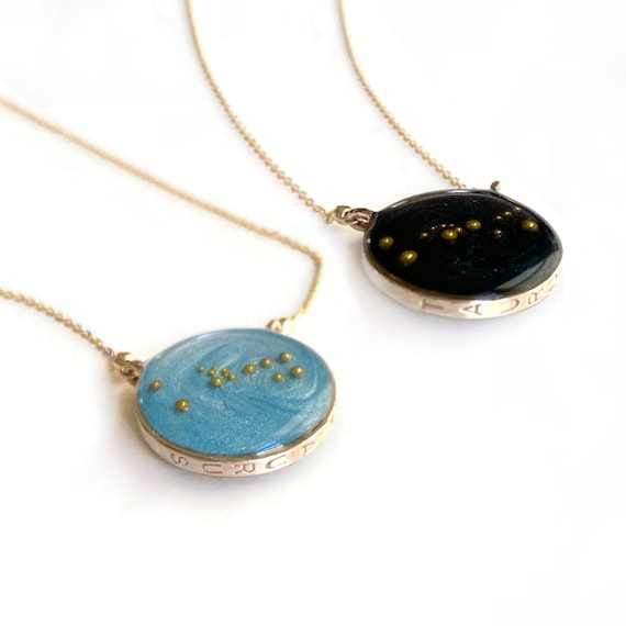 Etsy store zodiac necklace