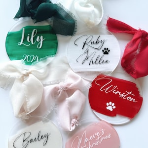 Acrylic Christmas Ornaments | Custom | Personalised Christmas Ornaments | Personalised Ornaments | Christmas Ornaments | Acrylic Ornaments
