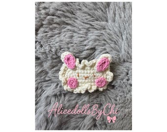 Handmade crochet hair pin for girls- cute kids hair accessories