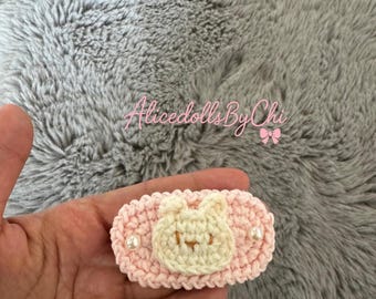 Handmade crochet hair pin for girls- cute kids hair accessories