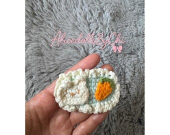 Handmade crochet hair pin for girls- cute kids hair accessories