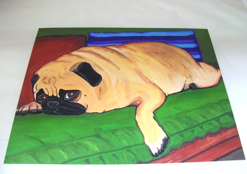 Pug Dog Print image 2