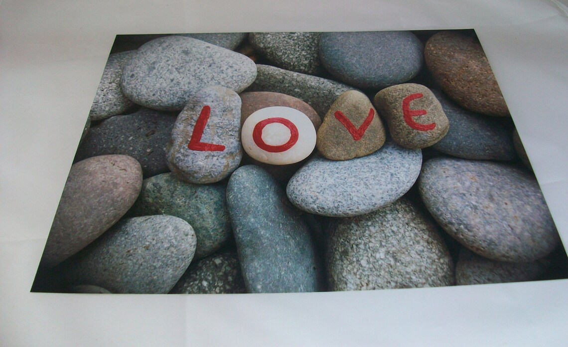 Love Rocks Original Art Print Etsy