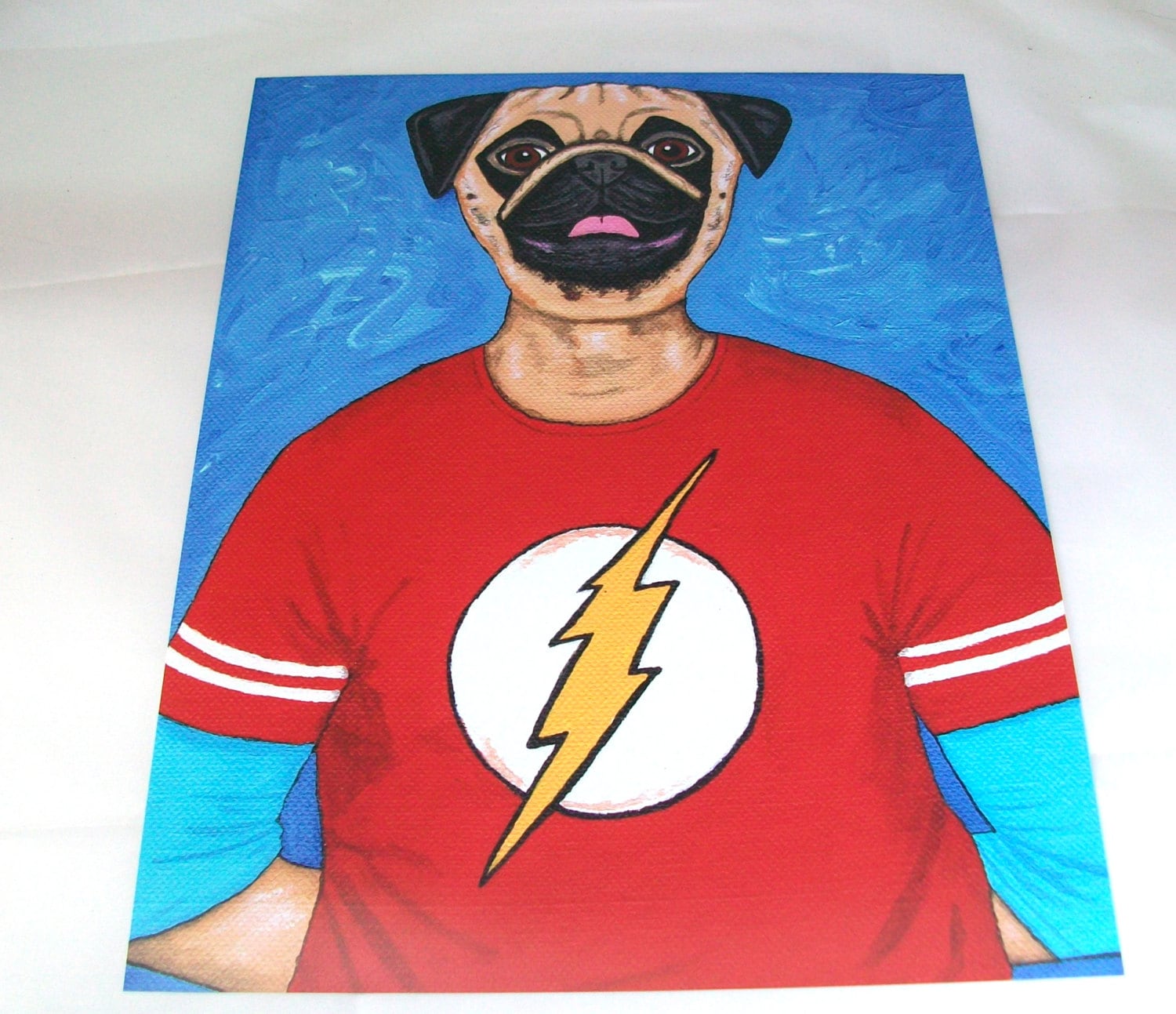 The Big Bang Theory Sheldon Cooper Pug Dog Original Print Etsy the-big-bang-theory-sheldon-cooper-pug-dog-original-print-etsy