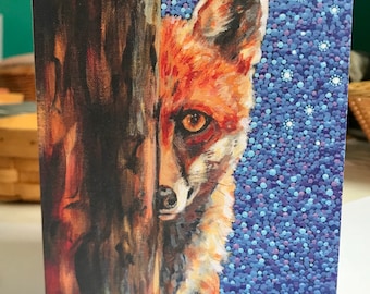 Fox Greeting Note Card