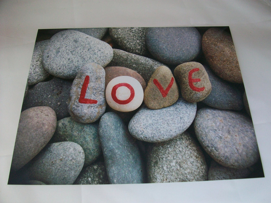 Love Rocks Original Art Print Etsy