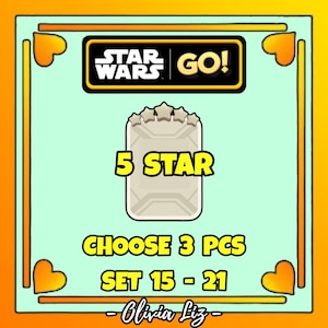 MonopolyGo 5 Star Sticker (3 Pcs Set 15 - 21)