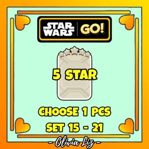 MonopolyGo 5 Star Sticker (1 Pcs Set 15 - 21)
