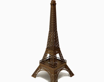 EIFFEL TOWER Paris France French Architecture Gifts Paper Model Kit For Building Famous Landmark From Cutouts Valentine's Day Gift DIY Kit