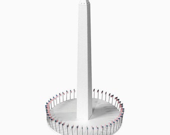Washington Monument Paper Model Kit - DIY Architecture Craft