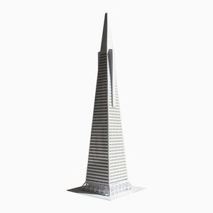 PYRAMIDE DE SAN FRANCISCO Kit de modèle en papier d'architecture californienne artisanat cadeau pour architecte cadeau pour ingénieur