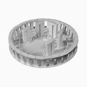 STONEHENGE Paper Model DIY Kit Salisbury England Stonehenge Model Kit You Can Make