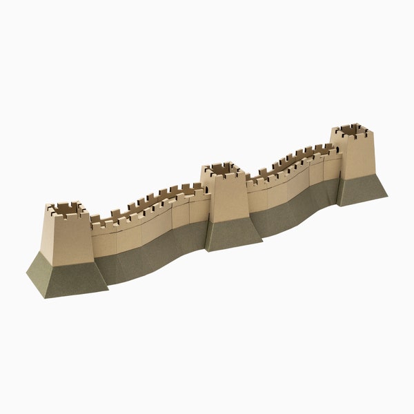 GREAT WALL Of CHINA Architecture Paper Model Kit School Supplies Paper Crafts