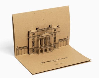 Holburne Museum Pop Up Card, Bath Somerset Anniversary Card