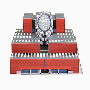 SFMOMA BUILDING Architecture Paper Model Kit San Francisco Museum Of Moderern Art
