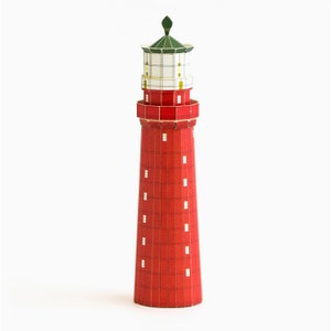 KOLKA LEUCHTTURM Postkartenmodell Miniatur Lettland Architektur 3D Modell Cape Domesnes