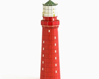 KOLKA LIGHTHOUSE Postcard Model Miniature Latvia Architecture 3D Model Cape Domesnes