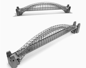 SYDNEY HARBOUR Bridge Model Kit - 3D Architectural Paper Model, Build Your Own Australian Landmark Valentine’s Gift