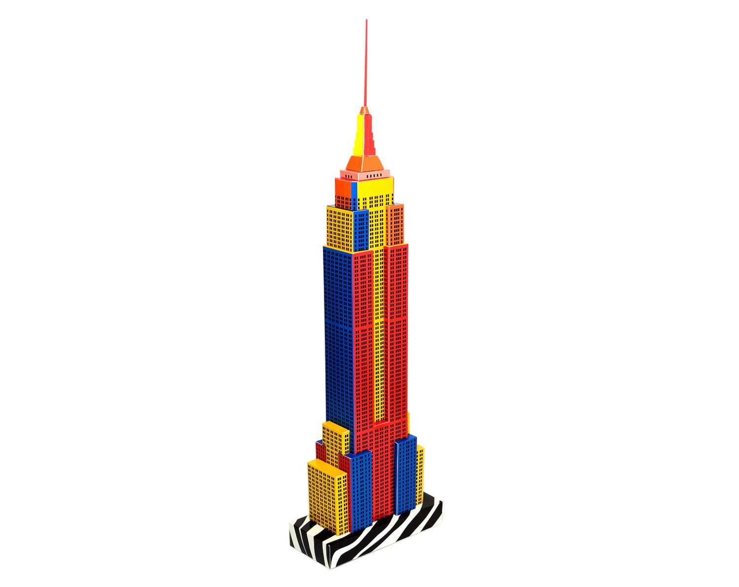 NEW YORK SKYSCRAPER Architecture Paper Model Kit School Art