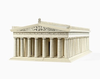 パルテノン神殿建築ペーパーモデルキット古代ギリシャ神殿アクロポリス