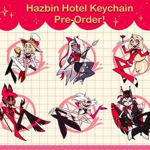 Hazbin Hotel Keychains | Wave 1