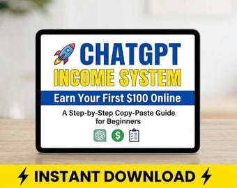 System dochodowy ChatGPT, poradnik zarabiania online z AI, strategia dodatkowego zarobku w formacie PDF, pasywny dochód dla początkujących, pakiet komunikatów ChatGPT