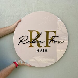 Benutzerdefiniertes Acryl Business Logo Schild, individuelles Logo, Business Schild, Acryl Logo Schild, Office Storefont, Türschild, Wandbehang Business Office
