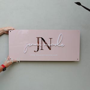 Benutzerdefiniertes Acryl Business Logo Schild, individuelles Logo, Business Schild, Acryl Logo Schild, Office Storefont, Türschild, Wandbehang Business Office