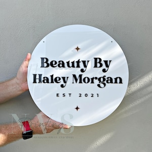 Benutzerdefiniertes Acryl Business Logo Schild, individuelles Logo, Business Schild, Acryl Logo Schild, Office Storefont, Türschild, Wandbehang Business Office