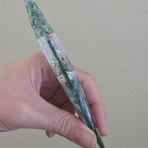 となりのトトロ スタジオジブリ風ボールペン 手作り樹脂ドライフラワー