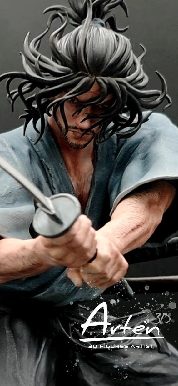 Miyamoto Musashi 3D Figures - Etsy