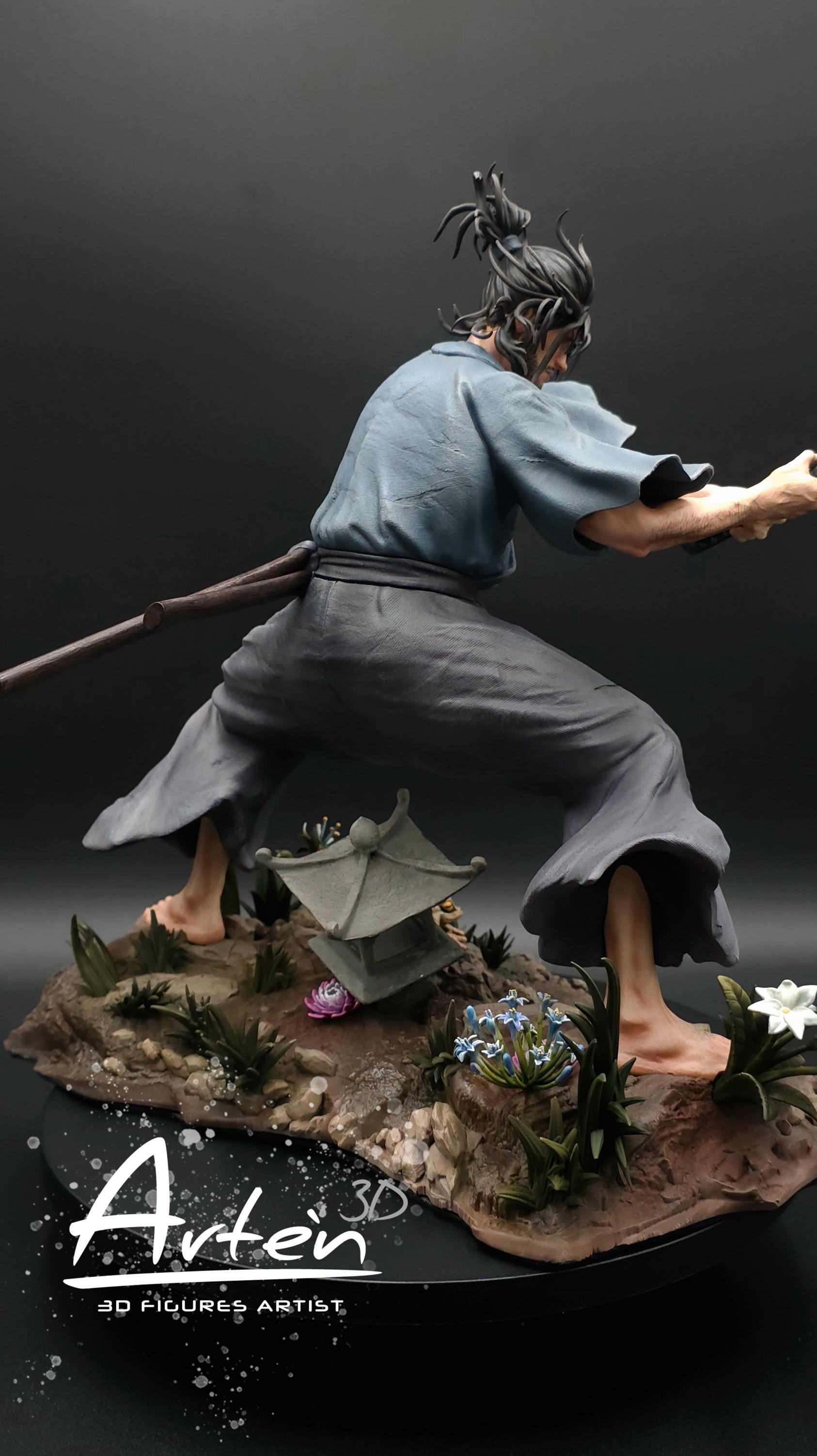 Miyamoto Musashi 3D Figures - Etsy Canada