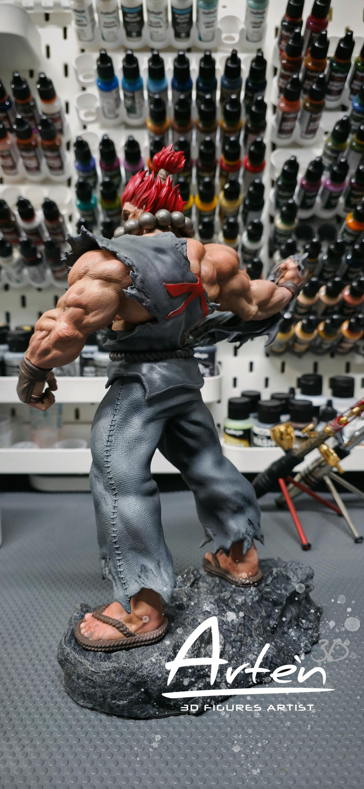 豪鬼 - ストリートファイター（プレミアムバージョン）3Dフィギュア