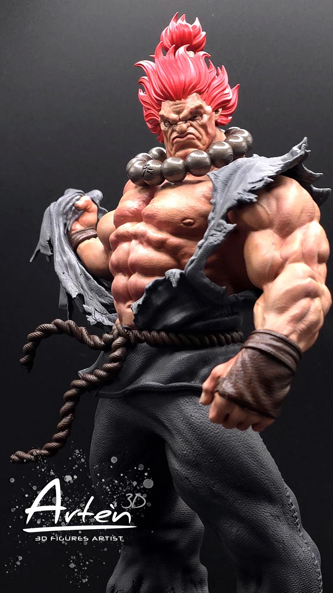 Akuma – Street Fighter (premium Version) 3D Figures - Etsy