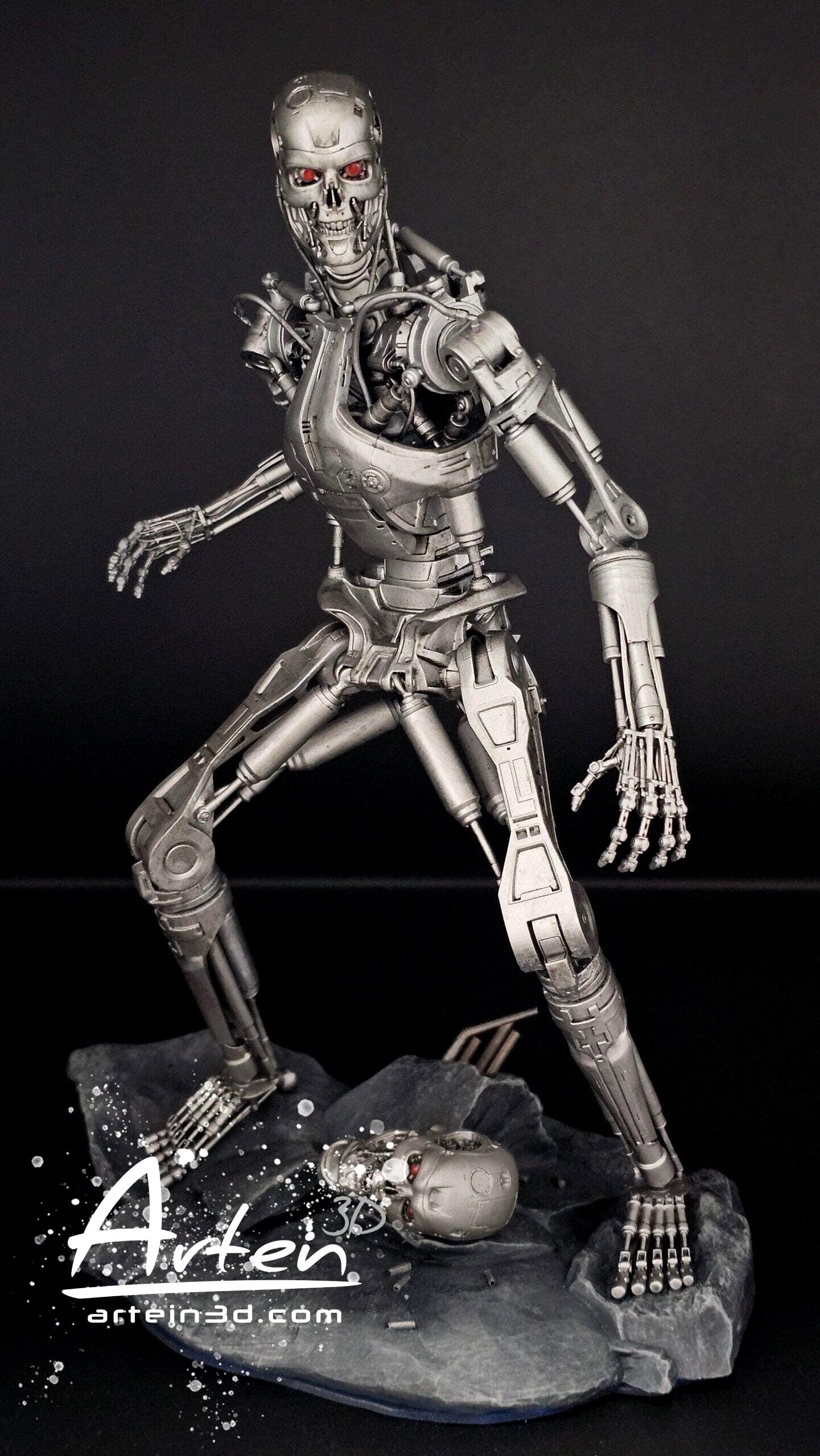 T-800 - (terminator) 3D Figures - Etsy