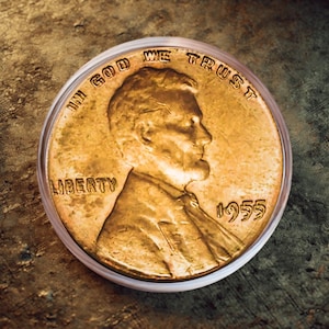 The 1955 Double Die Lincoln Cent commemorative coin perfect choice for collectors and history enthusiasts