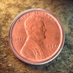 Moeda comemorativa Lincoln Memorial Penny de 1960, escolha perfeita para colecionadores e entusiastas da história