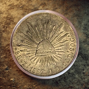 Mexico 8 Reales 1882 Rare US Commemorative Coin Antique Collectible and a Perfect Gift for Coin Enthusiasts