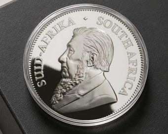 2022 South Africa Krugerrand Silver Coin – 2 oz .999 Fine Silver