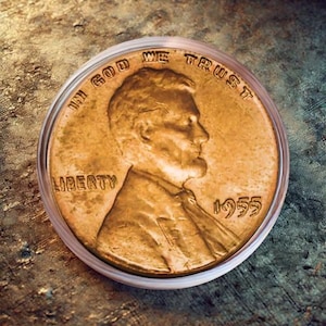 The 1955 Double Die Lincoln Cent commemorative coin perfect choice for collectors and history enthusiasts