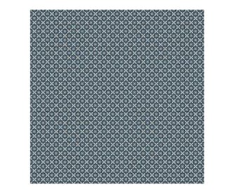 Forget me Not Navy Criss Cross C4684